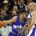 John Stockton (levo) bo za vedno ostal zapisan v zgodovini lige NBA.
