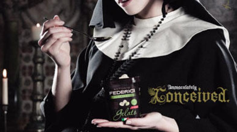 Antonio Federici, reklama, nuna, sladoled