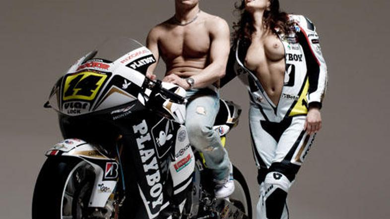 Randy de Puniet je že poziral v novih barvah svojega moštva.