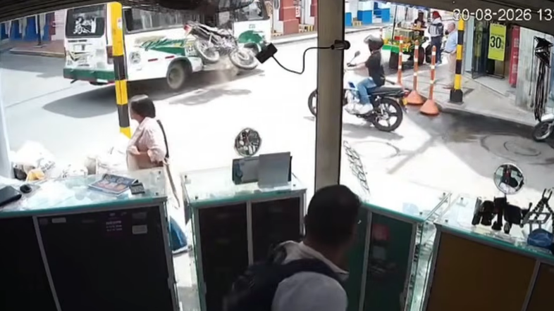 nesreča motorista kolumbija