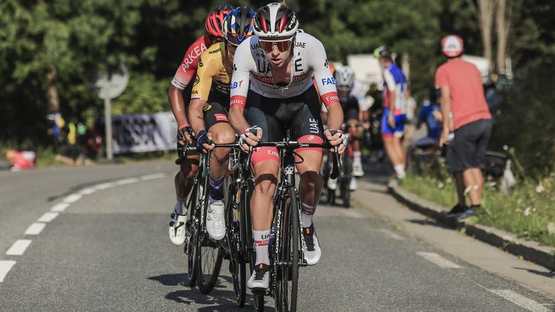 Primož Roglič in Tadej Pogačar