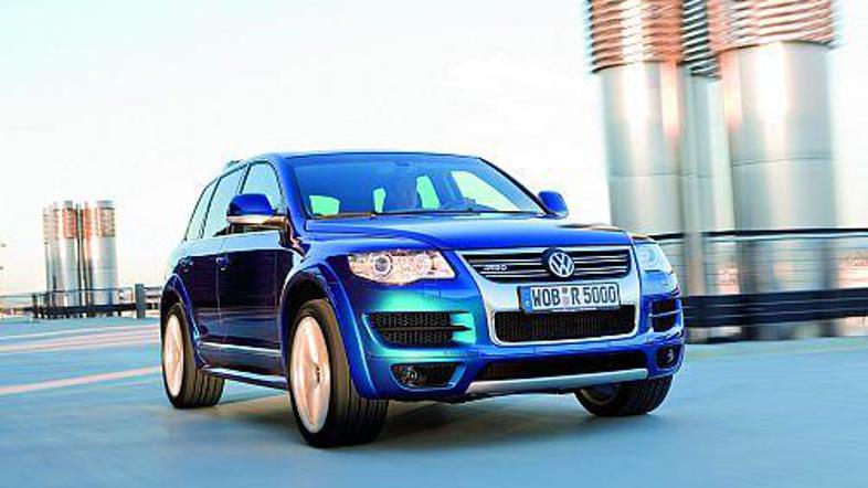 Podvozje pri touaregu R50 je znižano za 20 mm.