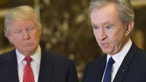 Bernard Arnault in Donald Trump