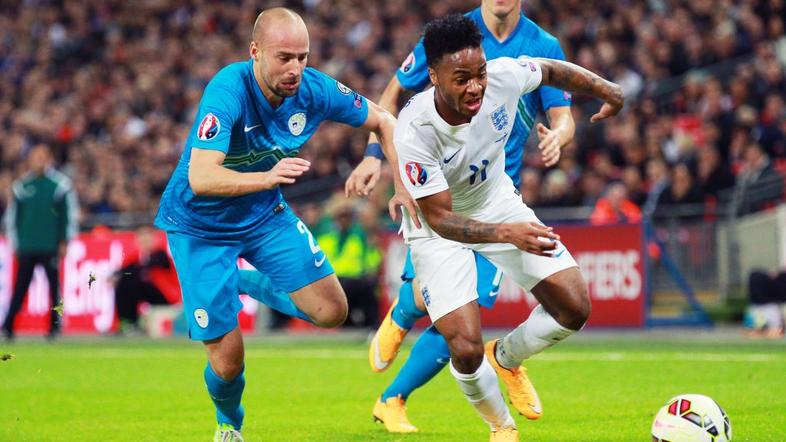 Brečko Sterling Anglija Slovenija Wembley