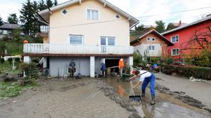 slovenija 03.09.13. poplave, Malecnik ob dravi, maribor, foto: nino vernik