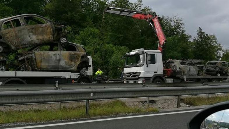 Nesreča na dolenjski avtocesti