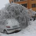 Snežna ujma v Postojni