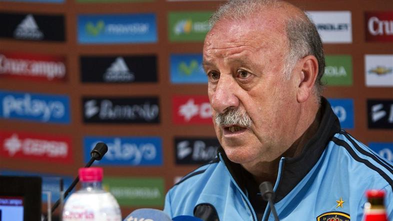 Del Bosque Španija Kitajska prijateljska tekma novinarska konferenca