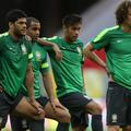David Luiz Hulk Neymar Lucas Moura Brazilija pokal konfederacij trening