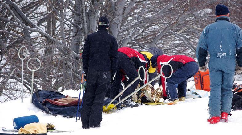 Nesreča na smučišču