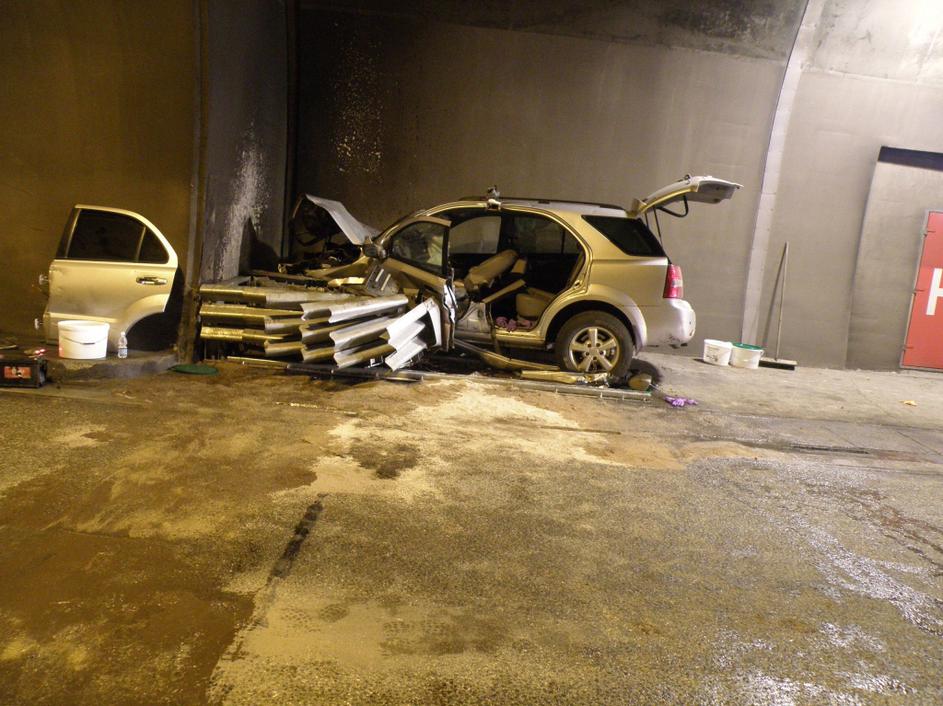 TZAVTO, nesreča v predoru, 12.02.14, foto: Dars