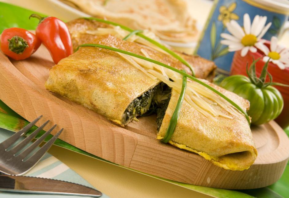 palačinke  z blitvo