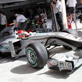 Michael Schumacher (Mercedes) je obnorel Nemčijo. (Foto: Reuters)