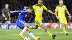 Hazard Viler Mertelj Liga prvakov Chelsea Maribor Stamford Bridge