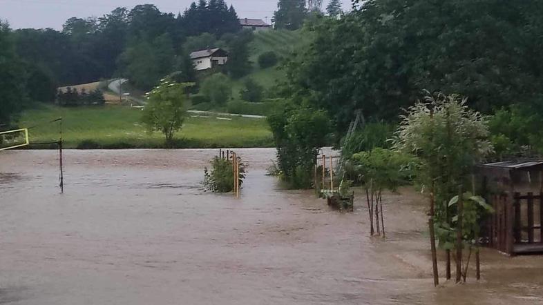 Poplavljena območja na severovzhodu