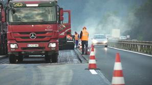 Obnovitvena dela na avtocesti