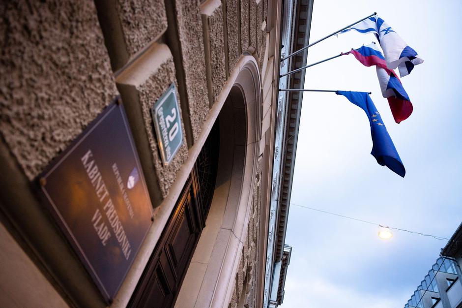 izraelska zastava LJ vladna palača | Avtor: Profimedia