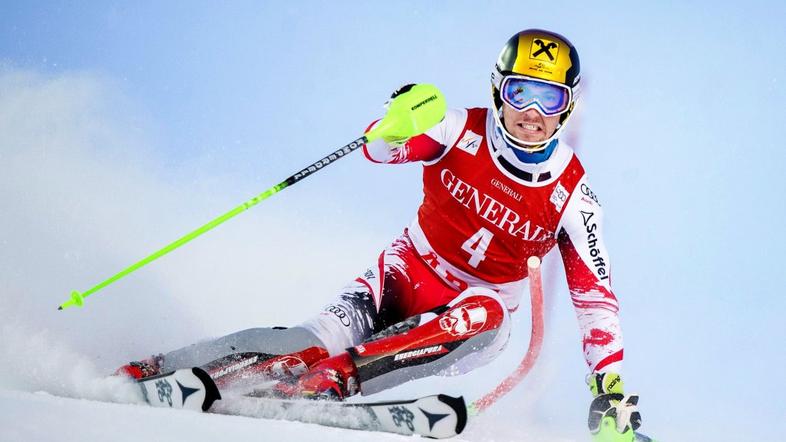 Marcel Hirscher slalom Aare 