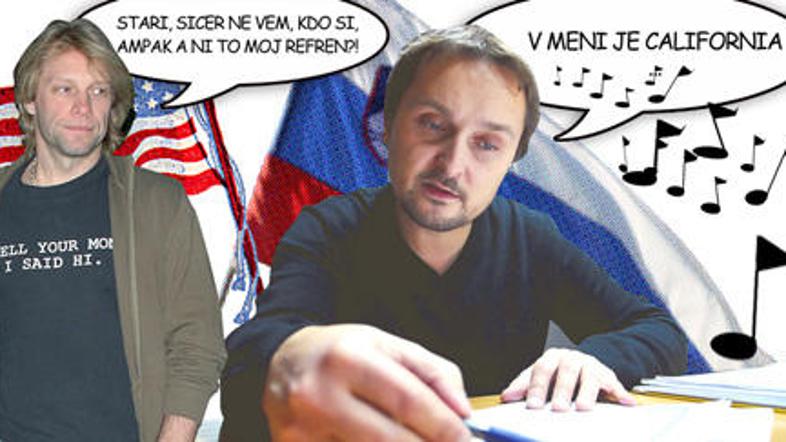 Pesem V meni je California skupine California zelo spominja na Never Say Goodbye