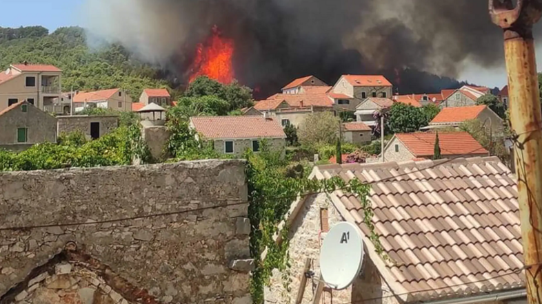 požar Hvar