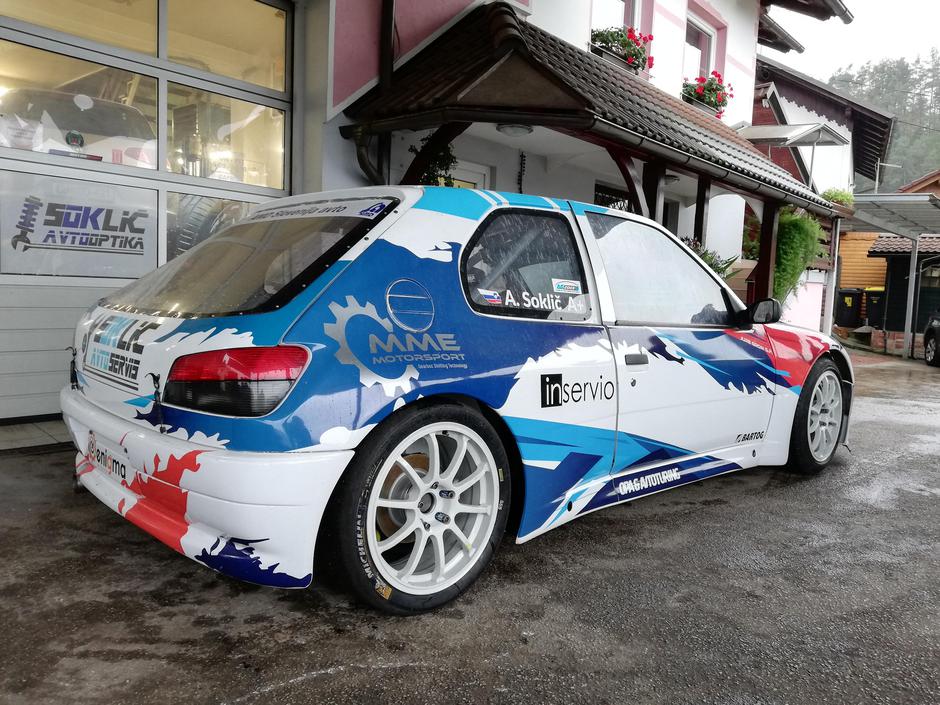 Dirkalni peugeot 306 maxi Mehanika leta 2018 Anžeta Sokliča | Avtor: Andreja Cilenšek