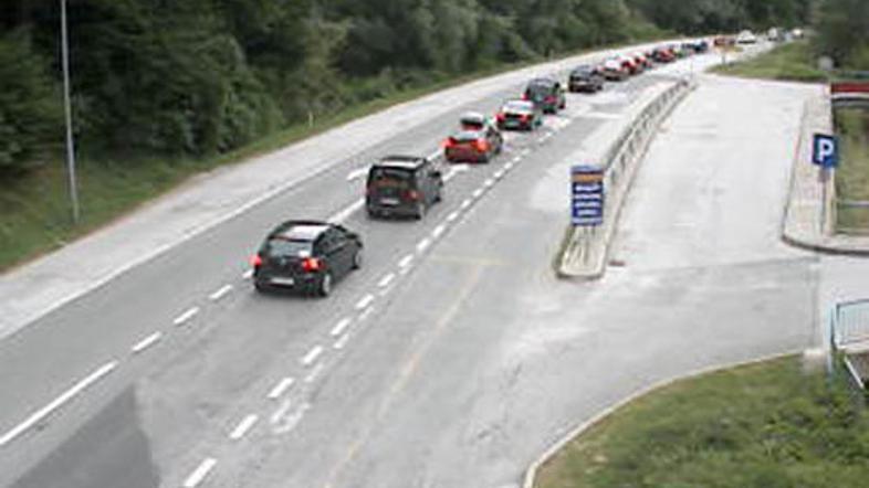 Najbolj oblegan mejni prehod v Sloveniji je še vedno Gruškovje, kjer se proti Hr