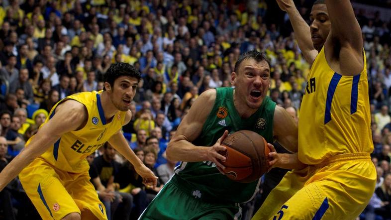 Jasikevičius Elijahu Hendrix Panathinaikos Maccabi Tel Aviv Evroliga četrtfinale