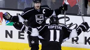 Kopitar Brown St Louis Blues Los Angeles Kings NHL končnica drugi krog četrta te