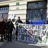 Protest proti Acti pred stavbo Evropske komisije v LJubljani