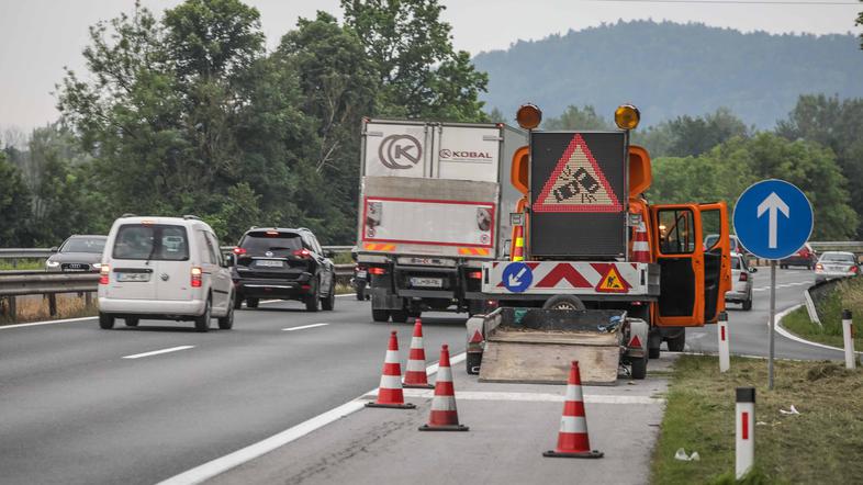 DARS avtocesta nesreča gneča