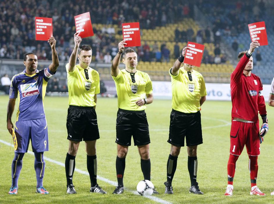 Olimpija Maribor Tavares Skomina Šeliga rdeči karton