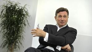 slovenija 17.10.12, Borut Pahor, kandidat za predsednika drzave, predsedniske vo