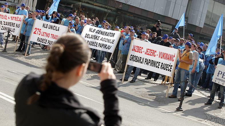 Protest Radeče Pergam