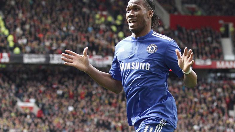 Didier Drogba je zabil za 1:0, Frank Lampard pa za zmago 2:0. (Foto: Reuters)