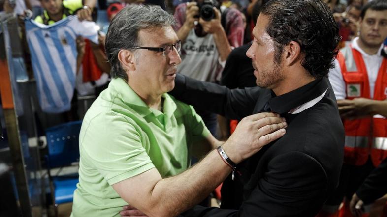 (Atlético Madrid - Barcelona) Gerardo Martino Diego Simeone