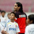 Falcao Atletico Madrid Singapur otroci Jalan Besar osnovnošolci šolarji šolarčki