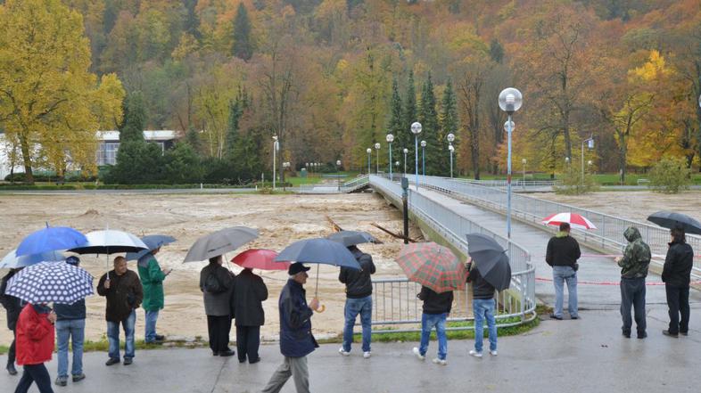 Poplavljanje Savinje v Celju