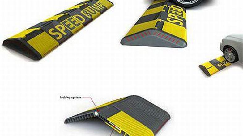 Nova vrsta ležečih policajev je prijazna do tistih voznikov, ki vozijo po omejit