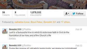 Papež na tviterju