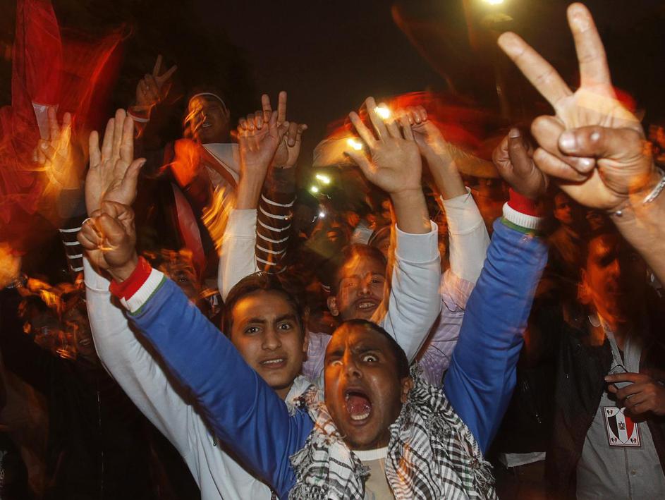 egipt, mubarak, odstop, kairo