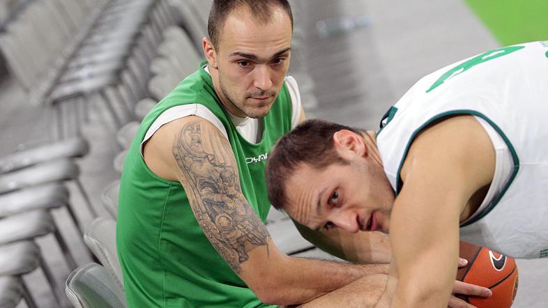 Olimpija Siena trening Stožice Markota