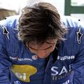 Nelson Piquet mlajši se je minule dni doma vozil z gokartom.