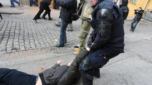 Protesti v Zagrebu (Foto: Tomislav Miletić/Pixsell)