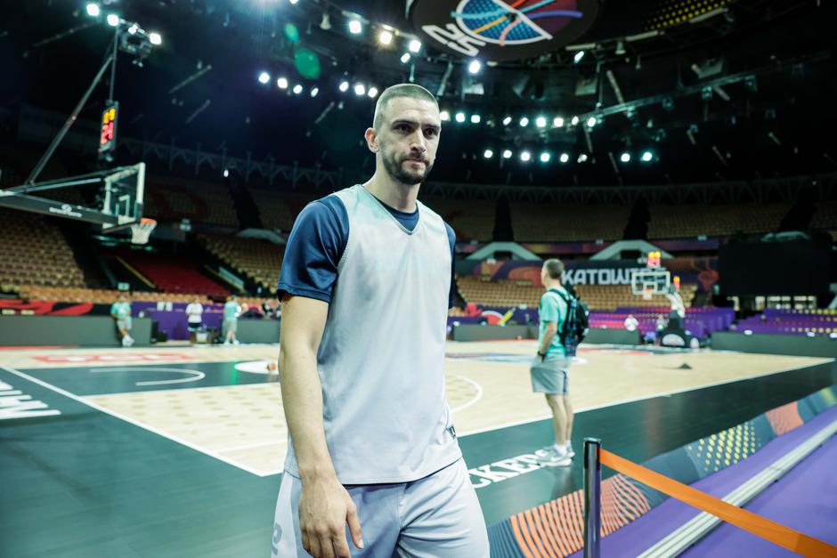 trening košarkarske reperezentance slovenije, eurobasket 2025, rok radović | Avtor: Saša Despot