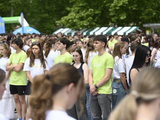 Minuta molka na maturantski paradi