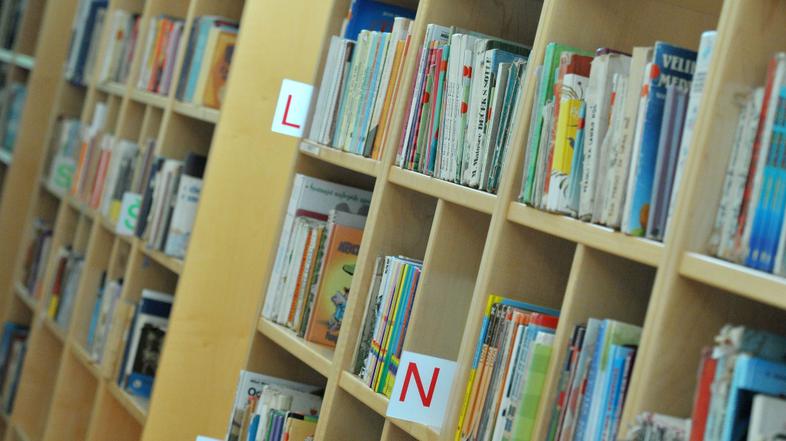 slovenija 25.08.10, knjiznica, knjige, knjiga, knjizna polica, OS Spodnja Siska,