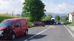 prometna nesreča Ozeljan