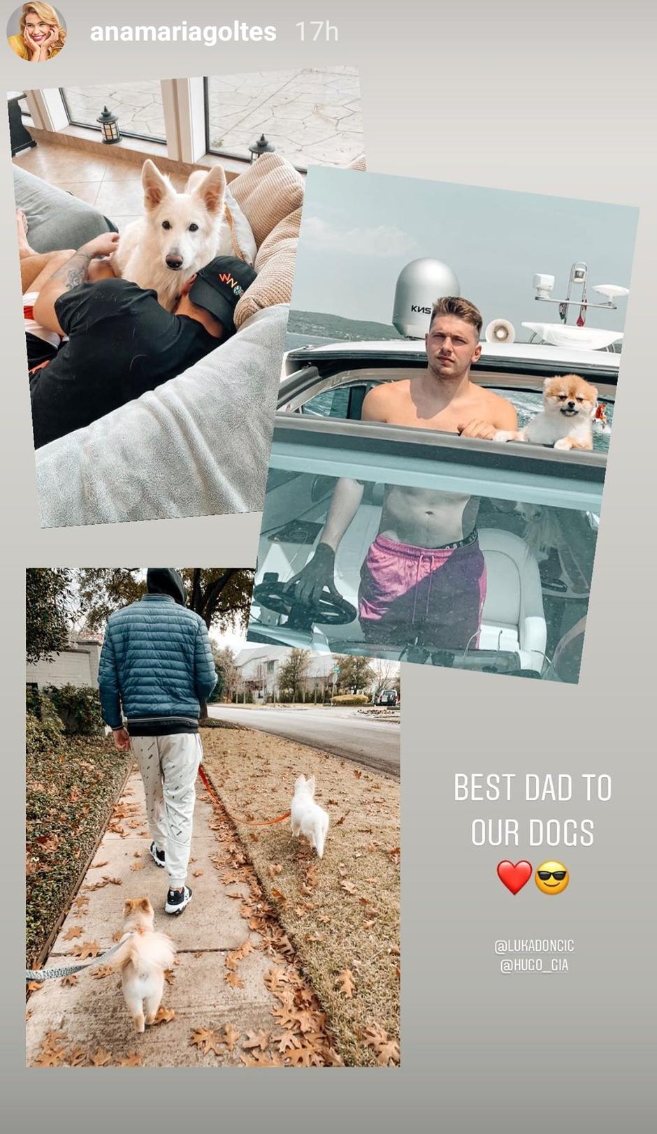 luka dončić, anamaria goltes | Avtor: Instagram