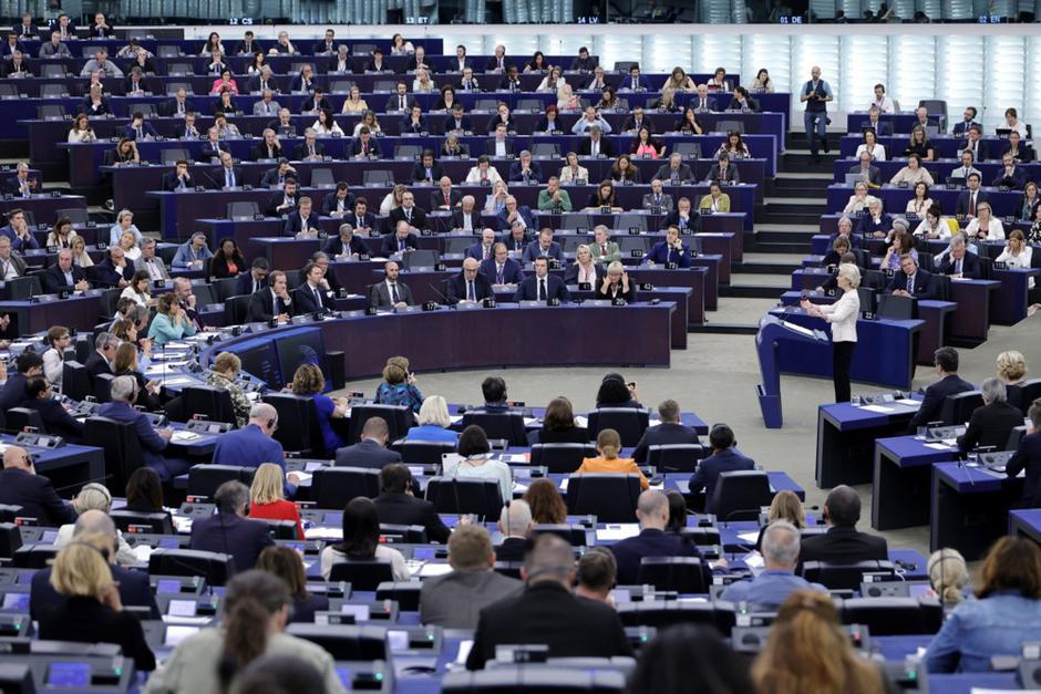 Evropski parlament, Ursula von der Leyen | Avtor: Epa