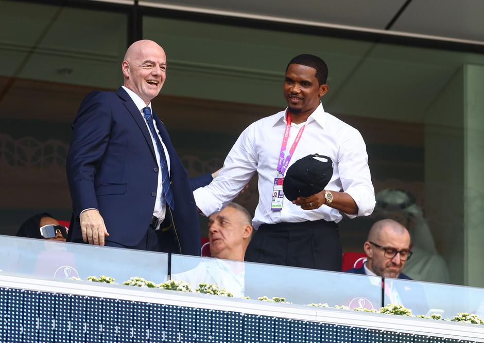 Gianni Infantino in Samuel Eto'o | Avtor: Profimedia